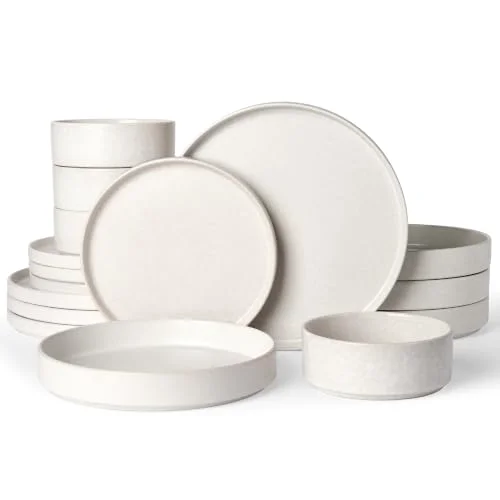 Famiware Nebula Stoneware 16-Piece Plates and Bowls