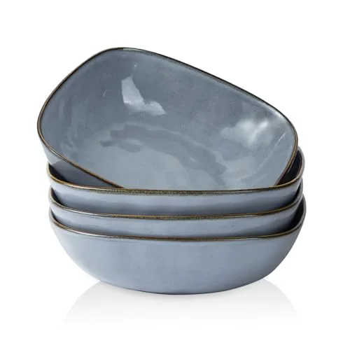 Famiware Ocean Pasta Bowls Set of 4, 8"