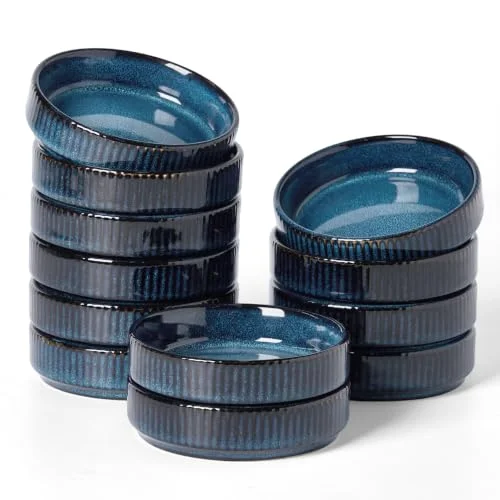Famiware Nebula Ceramic Soy Sauce Dish, 12-piece