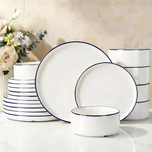Famiware Porcelain 18-Piece Dinnerware Set