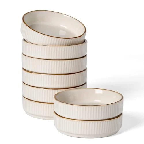 Famiware Ceramic Soy Sauce Dish, 8-piece