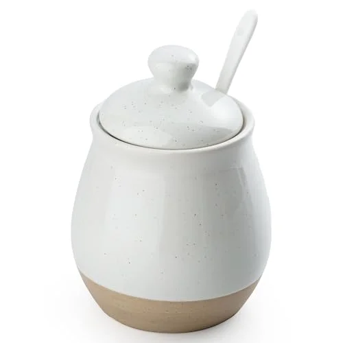 Famiware Milkyway 10oz Sugar Bowl with Lid and Spoon