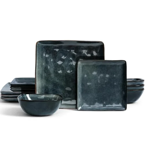 Famiware Ocean Square Dinnerware Set for 4