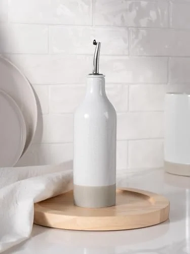 Famiware 16oz Ceramic Oil Dispenser Bottle, 1-piece