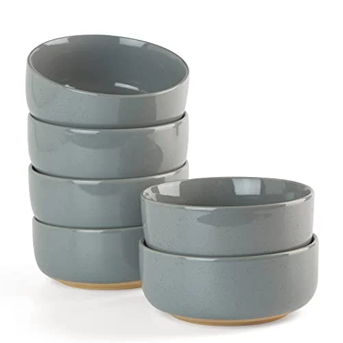 Famiware Milkyway Cereal Bowl, Soup Bowls for 6, Dark Gray
