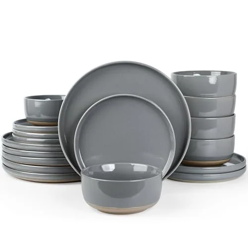 Famiware Milkyway 18-Piece Stoneware Dinnerware Set
