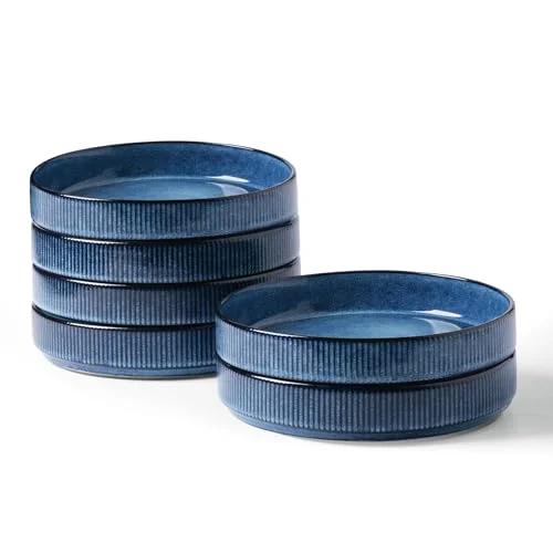 Famiware Star 7.5" Pasta Bowls Set of 6, 6-piece