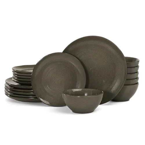 Famiware Stoneware Dinnerware Set for 6