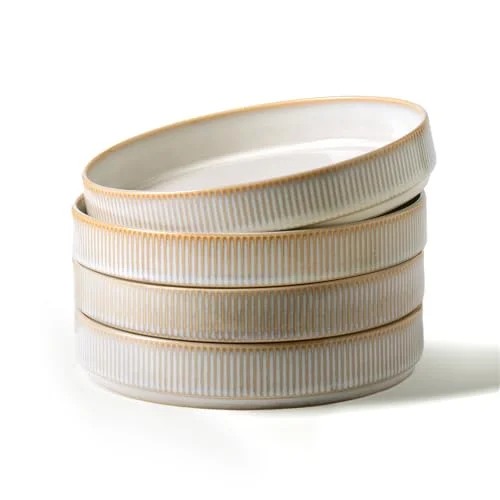 Famiware Star 8.25" Pasta Bowls Set of 4, 4-piece