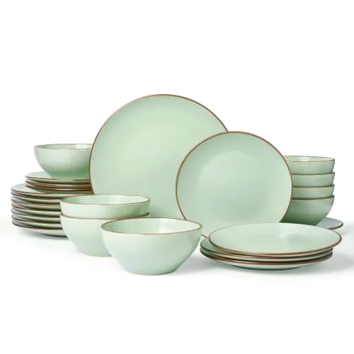 Famiware Venus Plates and Bowls Sets with Rim