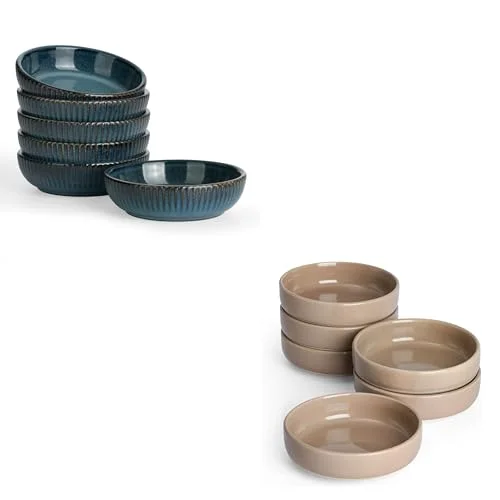 Famiware 4oz Small Serving Bowls and Ceramic Dipping Bowls Set