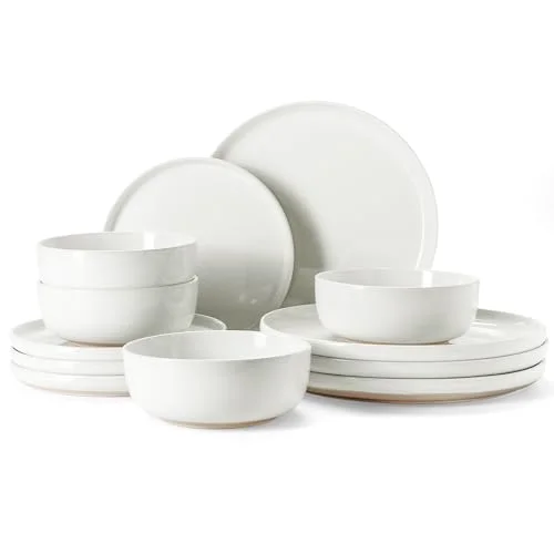 Famiware Milkyway 12-Piece Stoneware Dinnerware Set, for 4