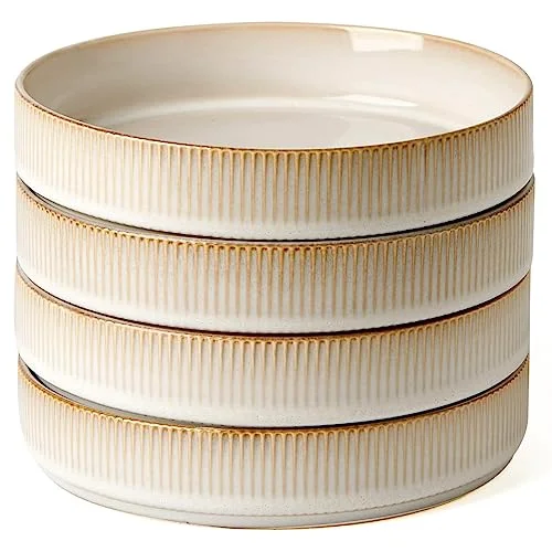Famiware Star 7.5" Pasta Bowls Set of 4, 4-piece