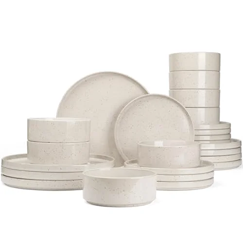 Famiware Nebula 24-Piece Stoneware Dinnerware Set