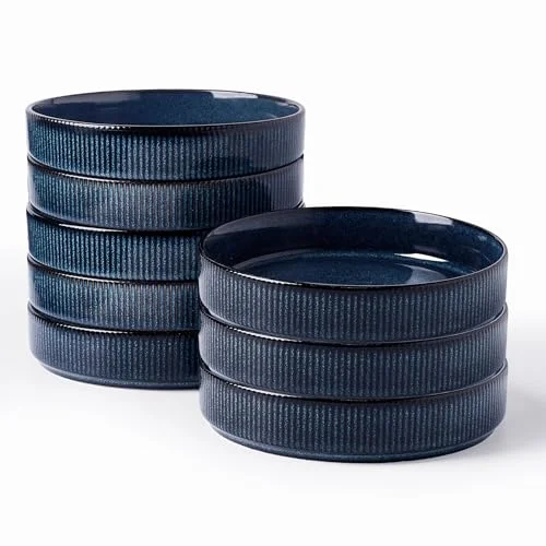 Famiware Star 7.5" Pasta Bowls Set of 8, 8-piece