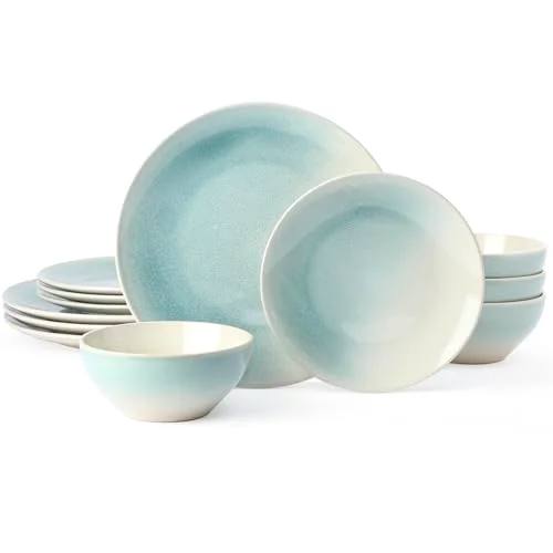 Famiware Ceramic Plates and Bowls Sets, for 4