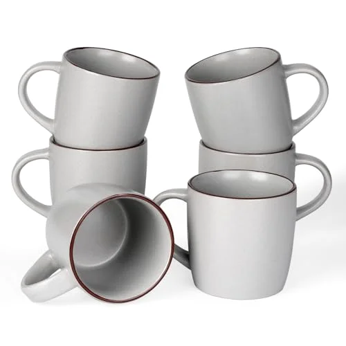 Famiware Mercury Coffee Mugs 13 oz, set of 6