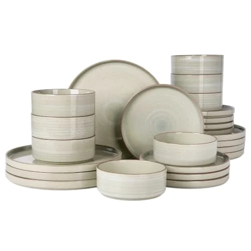 Famiware Stellar 24-Piece Stoneware Dinnerware Set