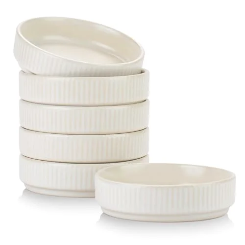 Famiware Ceramic Soy Sauce Dish, 6-piece