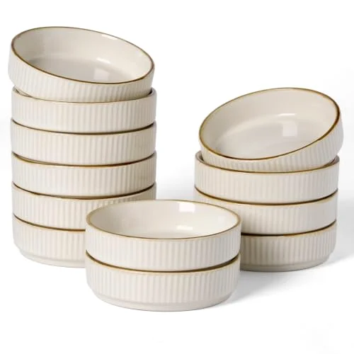 Famiware Ceramic Soy Sauce Dish, 12-piece