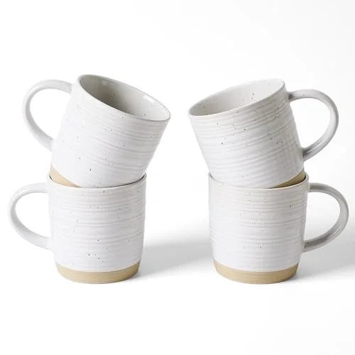 Famiware Coffee Mugs Set of 4, Constellation-White