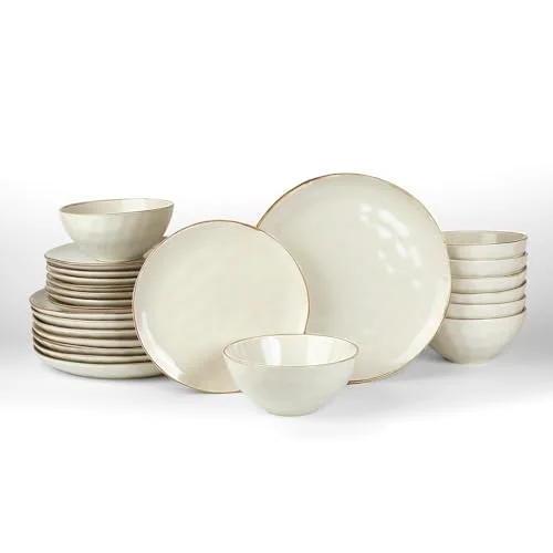Famiware Ocean Round Dinnerware Sets for 8