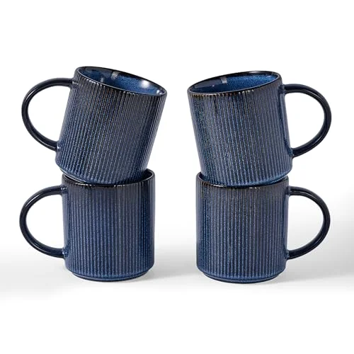 Famiware Star Coffee Mug Set of 4, 16 oz