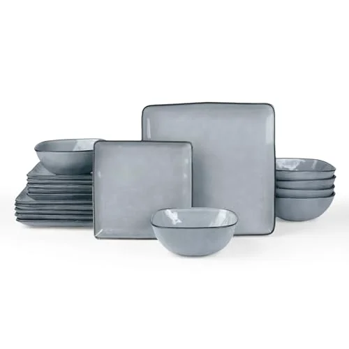 Famiware Ocean Stoneware Dinnerware Sets for 6