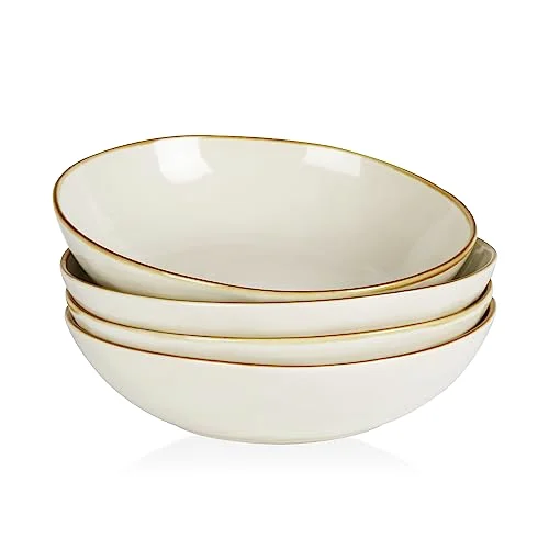 Famiware Ocean Pasta Bowls Set of 4, 8.5"