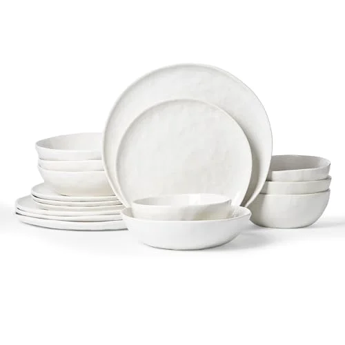 Famiware Porcelain Dinnerware Sets for 4