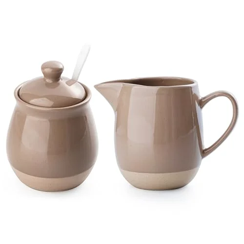 Famiware Milkyway Ceramic 10oz Sugar Bowl & 13oz Creamer Set