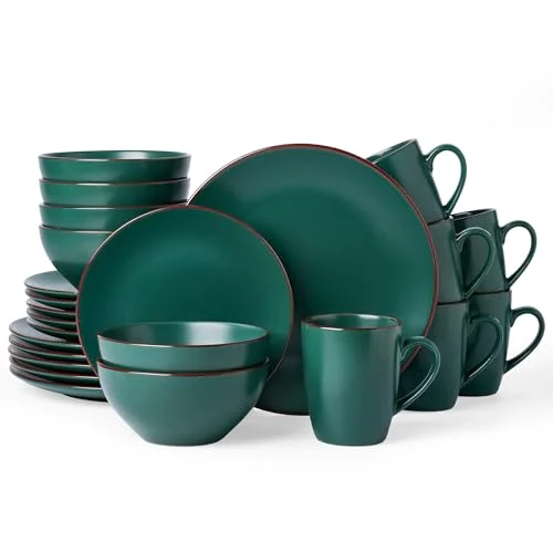 Famiware Venus Dinnerware Sets with Mugs, 24-piece