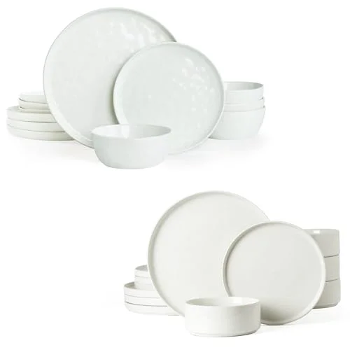 Famiware Nebula Series Plates and Bowls Sets for 4