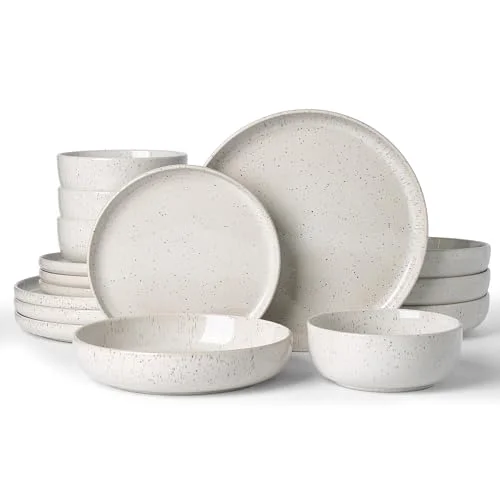 Famiware Meteor 16-Piece Stoneware Plates and Bowls
