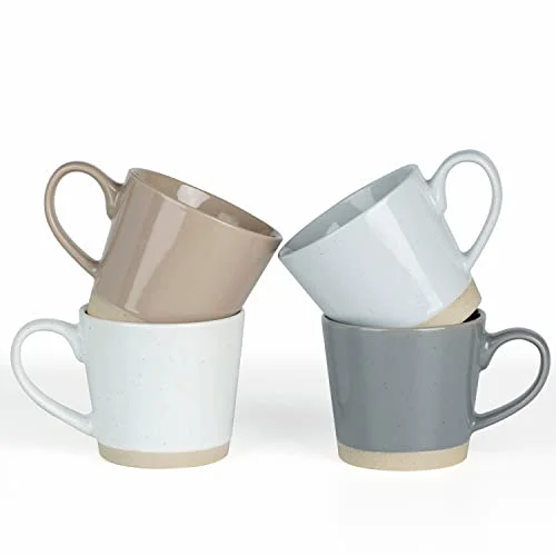 Famiware Saturn Coffee Mugs for 4, Multi-color